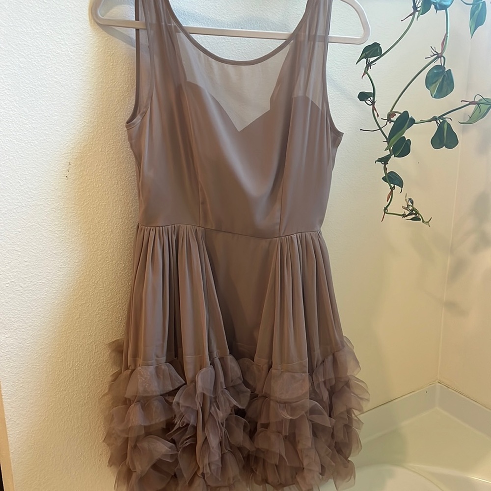 Taupe Lauren Conrad dress size 8